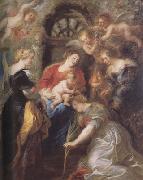 Peter Paul Rubens The Coronation of St Catherine (mk01) oil painting on canvas
